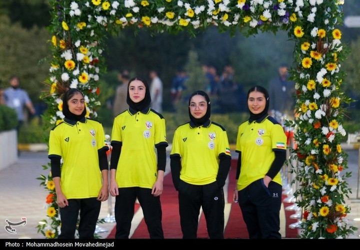 مراسم بدرقه کاروان اعزامی ورزش ایران به ریاض و بحرین