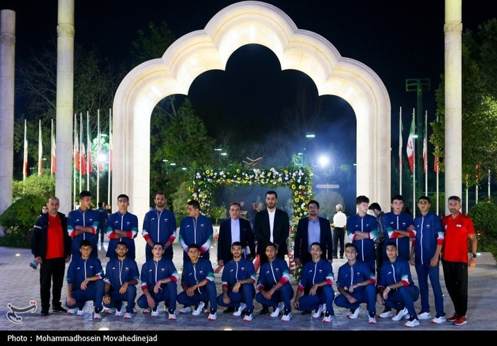 مراسم بدرقه کاروان اعزامی ورزش ایران به ریاض و بحرین