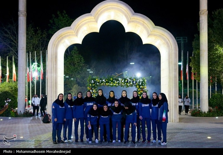 مراسم بدرقه کاروان اعزامی ورزش ایران به ریاض و بحرین