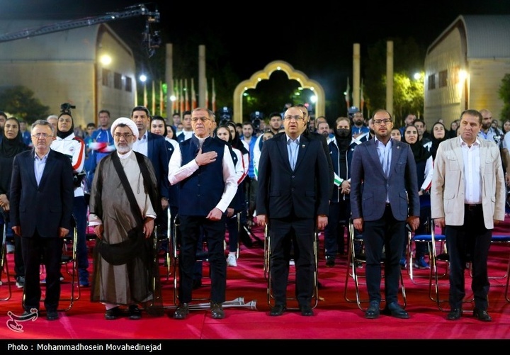 مراسم بدرقه کاروان اعزامی ورزش ایران به ریاض و بحرین