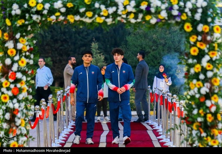 مراسم بدرقه کاروان اعزامی ورزش ایران به ریاض و بحرین