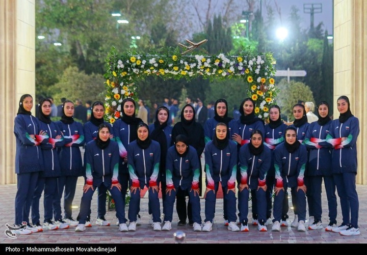 مراسم بدرقه کاروان اعزامی ورزش ایران به ریاض و بحرین