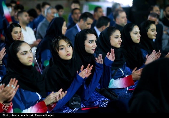 مراسم بدرقه کاروان اعزامی ورزش ایران به ریاض و بحرین