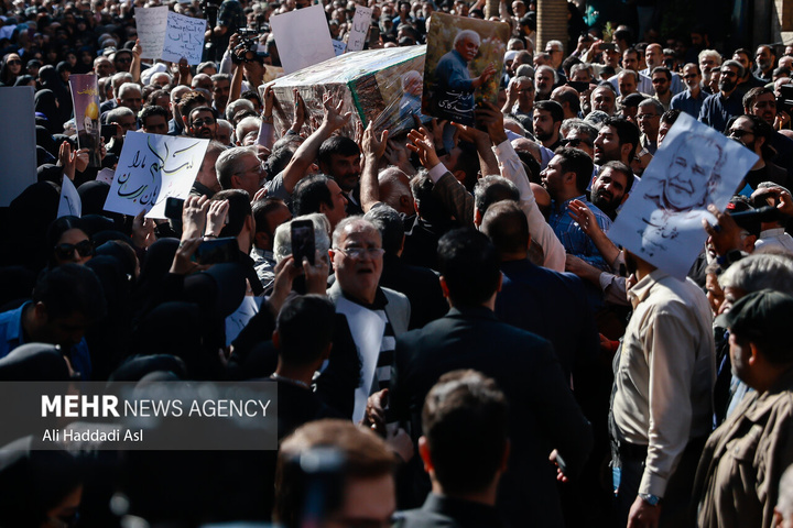 تشییع پیکر «محمد کاسبی»