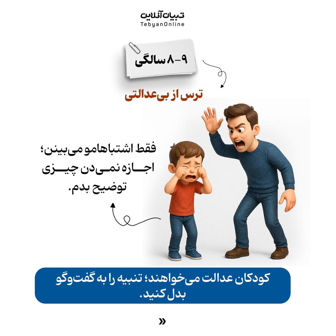 بچهها در هر سنی بیشتر از چی میترسن؟