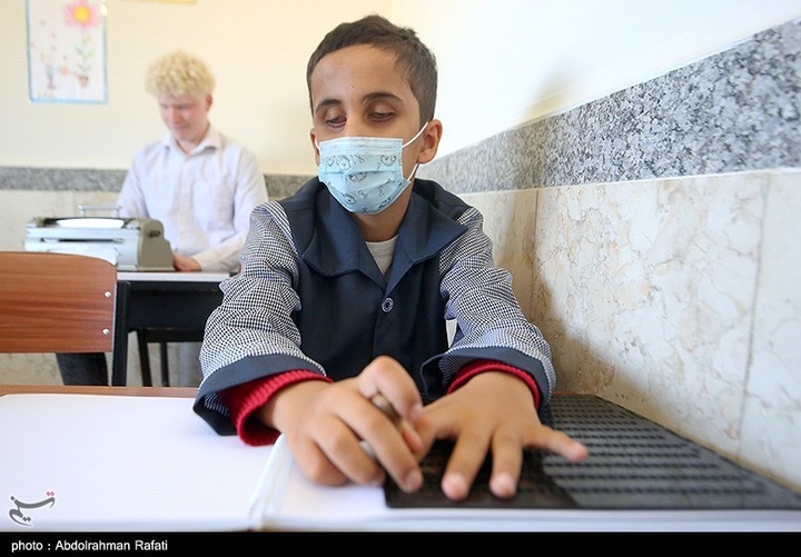 بمناسبت روز جهانی عصای سفید / مدرسه نابینایان موسی ابن جعفرعلیه السلام