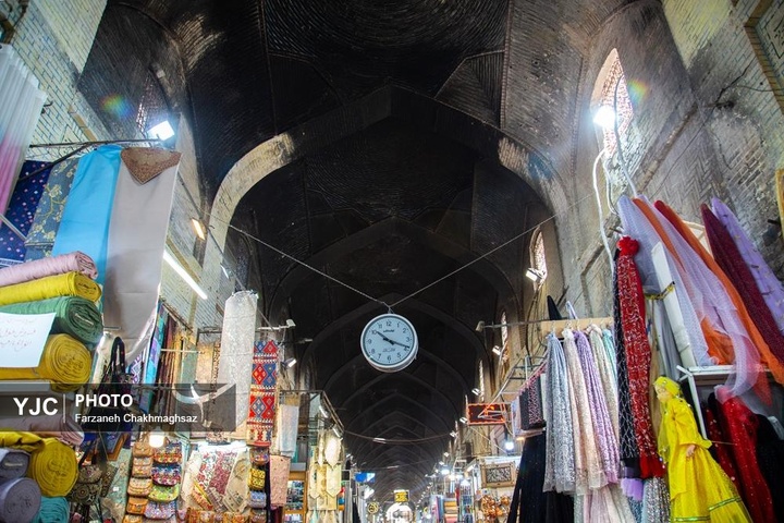 رد دود بر پیکر بازار وکیل شیراز