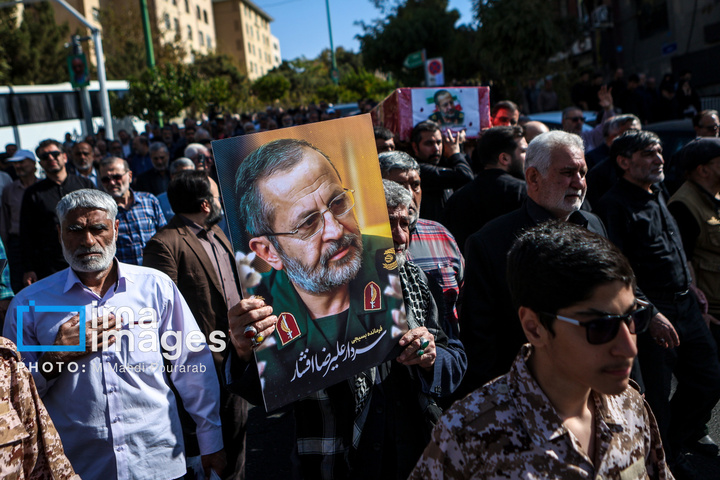 تشییع پیکر سردار «علیرضا افشار»