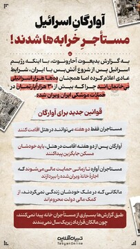 آوارگانِ اسرائیل، مستأجرِ خرابه‌ها شدند!