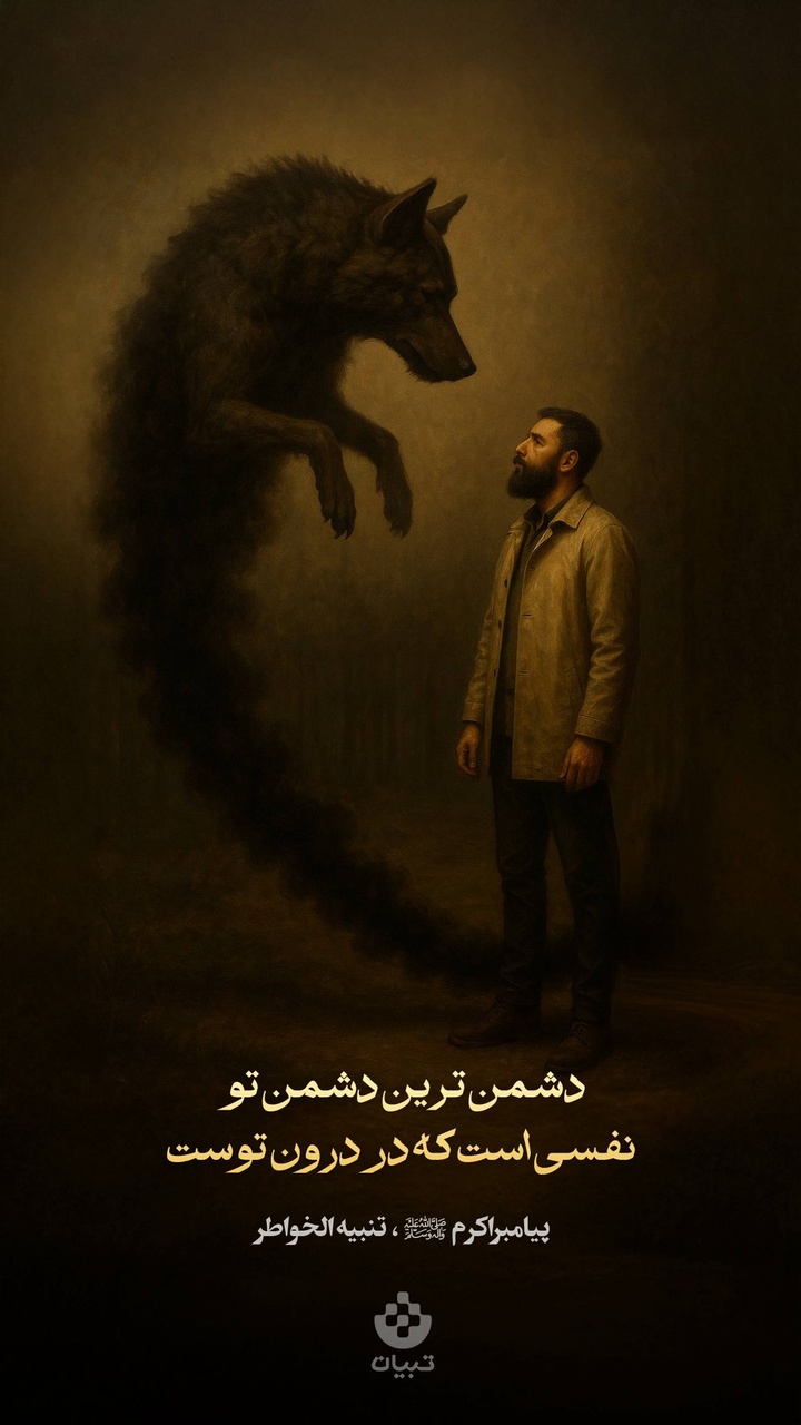 دشمن‌ترین دشمن تو، نفسی است که در درون توست