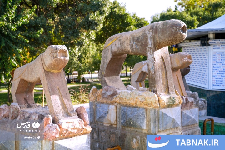 شیر سنگی؛ نگهبان جاودانه ایل بختیاری