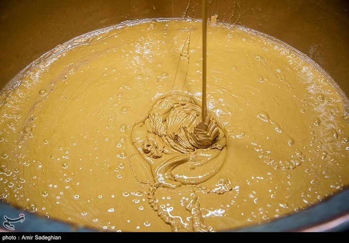 پخت حلوا ارده سنتی - زرقان فارس