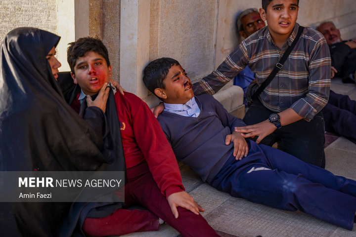 مانور امداد و نجات در حرم شاهچراغ علیه السلام