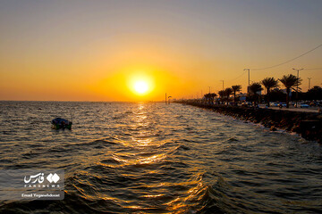 غروب ساحل خواجه عطای بندرعباس