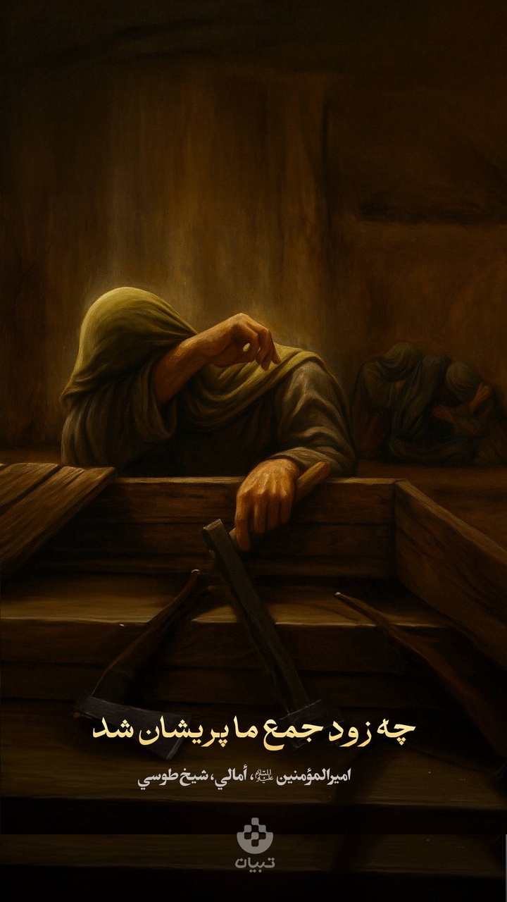 امیرالمؤمنین علیه‌السلام: چه زود جمع ما پریشان شد