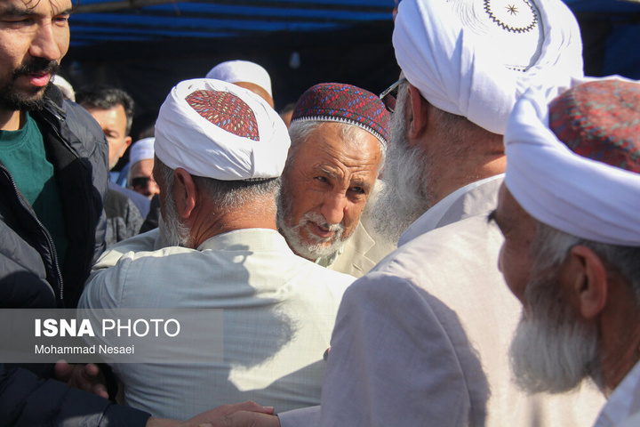 مراسم تشییع پیکر صابر کاظمی - گلستان