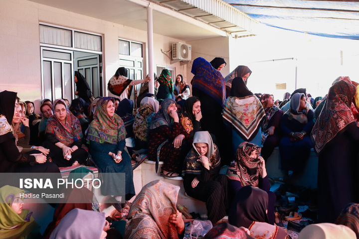 مراسم تشییع پیکر صابر کاظمی - گلستان