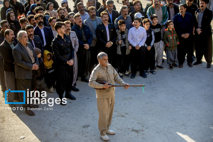 جشن «خاونکار» و نغمه تنبور روستای «توت‌شامی»