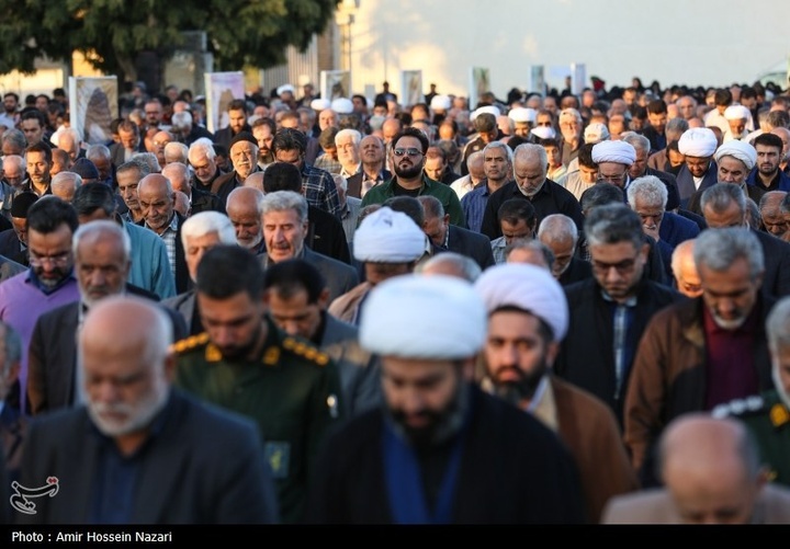 اقامه نماز طلب باران در قزوین