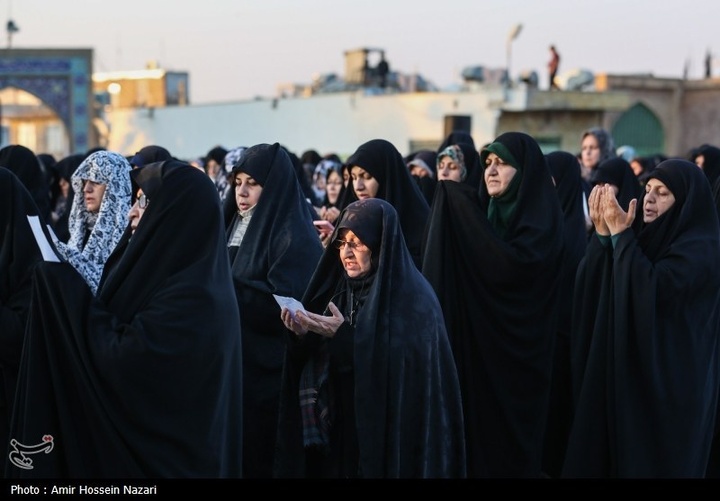 اقامه نماز طلب باران در قزوین