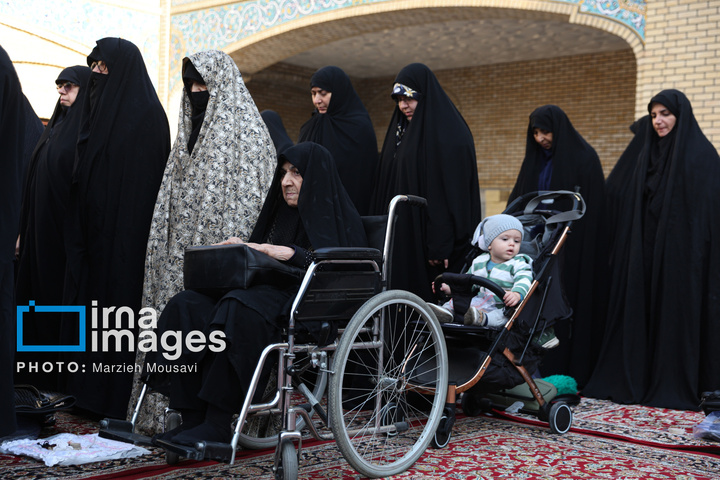 اقامه نماز باران - حرم حضرت عبدالعظیم حسنی علیه السلام