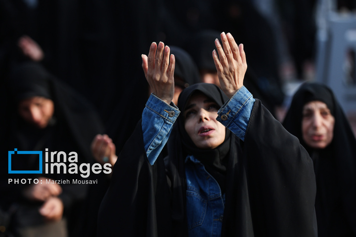 اقامه نماز باران - حرم حضرت عبدالعظیم حسنی علیه السلام