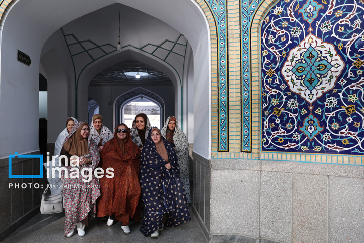 اقامه نماز باران - حرم حضرت عبدالعظیم حسنی علیه السلام