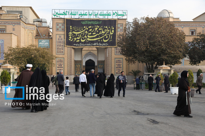 اقامه نماز باران - حرم حضرت عبدالعظیم حسنی علیه السلام