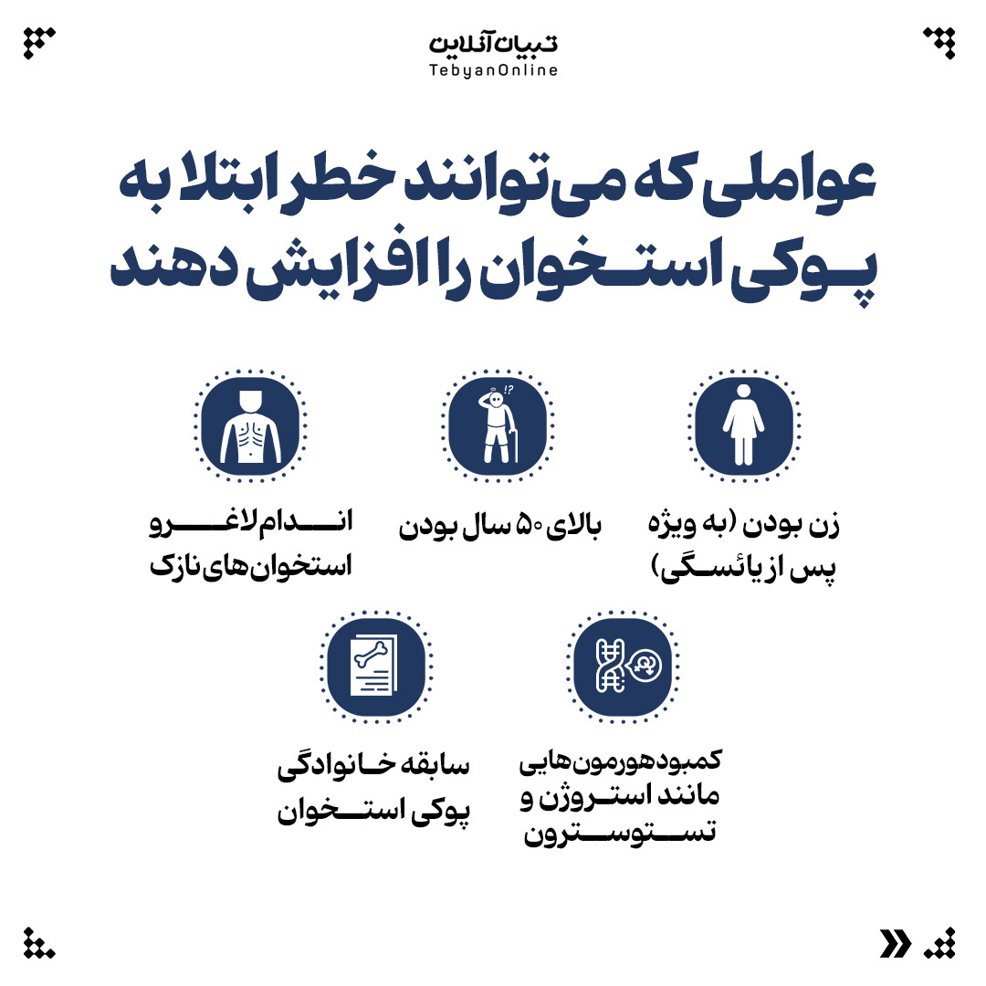 ۵ علامتی که شاید ندانید نشانه پوکی استخوان است