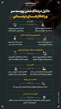 دلایل دردناک شدن پوست سر و راهکارهای درمانی