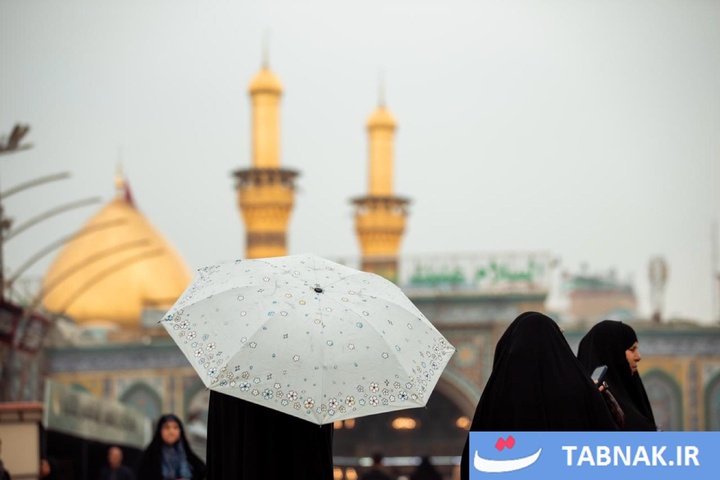 بارش اولین باران پاییزی در شهرهای نجف و کربلا