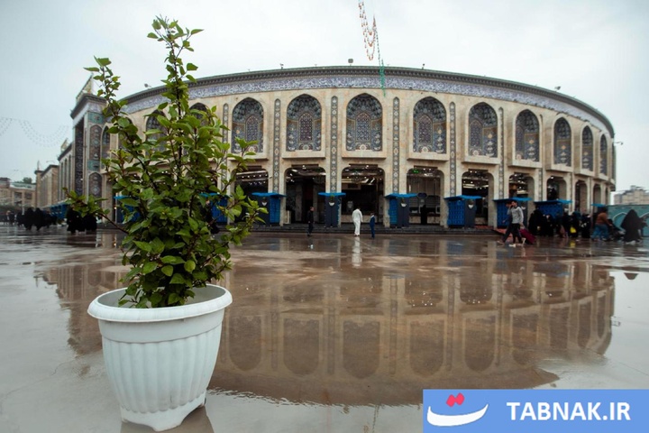 بارش اولین باران پاییزی در شهرهای نجف و کربلا