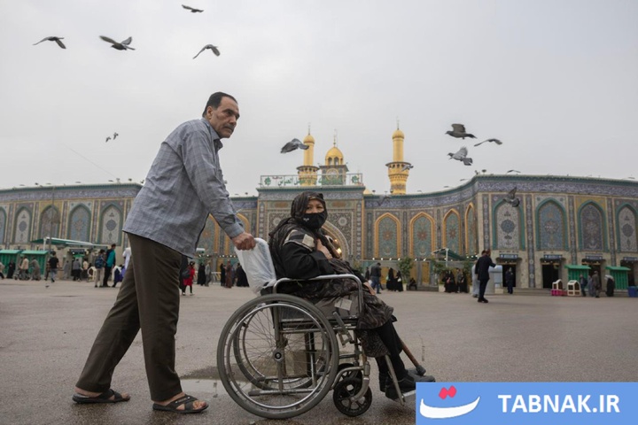 بارش اولین باران پاییزی در شهرهای نجف و کربلا