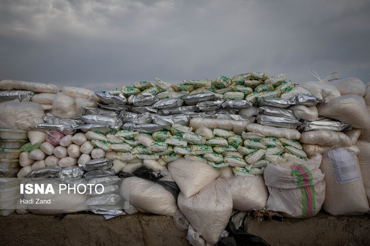 مراسم امحای ۲۰ تن انواع مواد مخدر - تهران