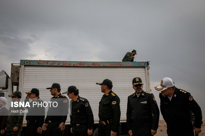 مراسم امحای ۲۰ تن انواع مواد مخدر - تهران