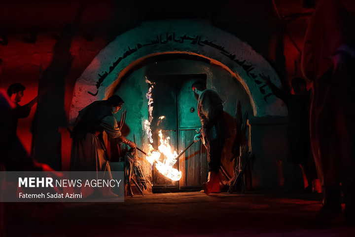 سوگواره تجسمی کوچه های بنی هاشم در قم