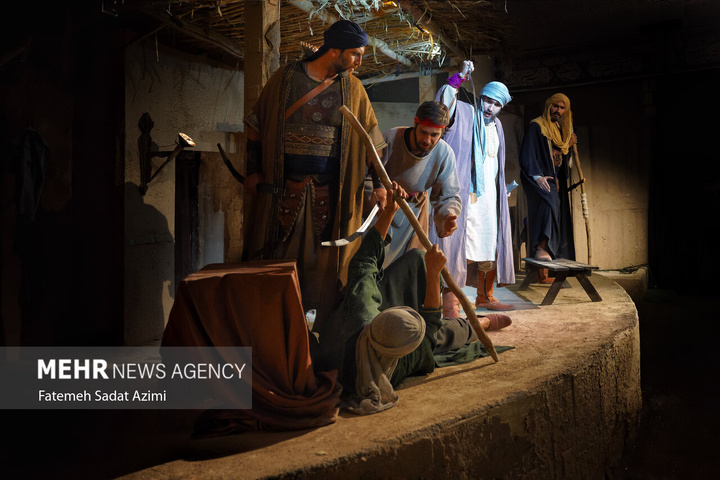 سوگواره تجسمی کوچه های بنی هاشم در قم