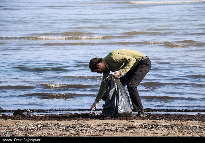 پویش مردمی پاکسازی ساحل رودسر