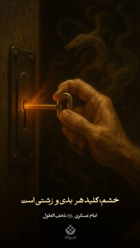 خشم، کلید هر بدی و زشتی است