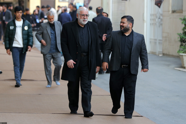 اولین شب مراسم عزاداری ایام شهادت حضرت فاطمةالزهرا سلام‌الله‌علیها در حسینیه امام خمینی(ره)