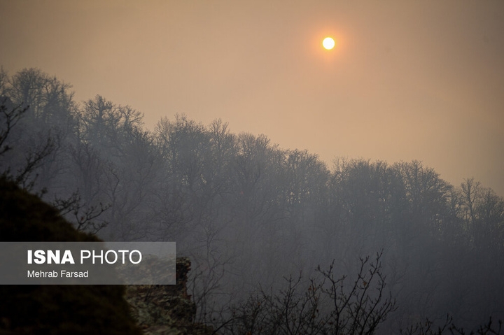 عملیات مهار آتش‌سوزی مناطق کوهستانی روستاهای دلیر و الیت