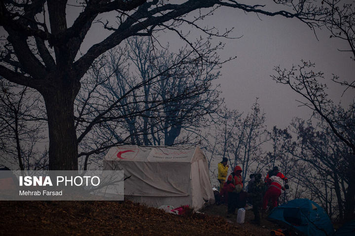 عملیات مهار آتش‌سوزی مناطق کوهستانی روستاهای دلیر و الیت