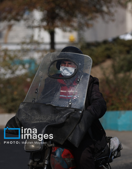 هوای نارنجی تهران