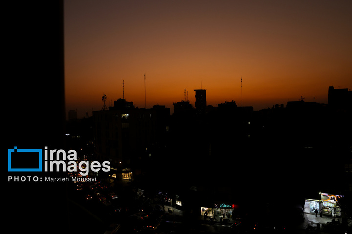 هوای نارنجی تهران