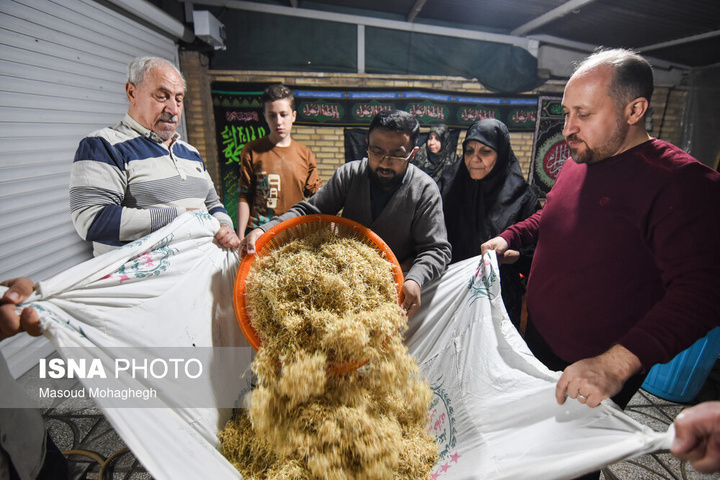 سنت خانگی نذر سمنوپزان - سمنان