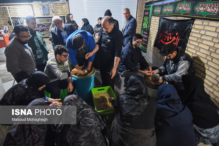 سنت خانگی نذر سمنوپزان - سمنان