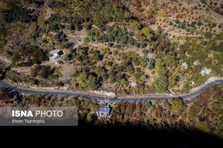 پاییزِ هزاررنگ در روستای شیت - طارم