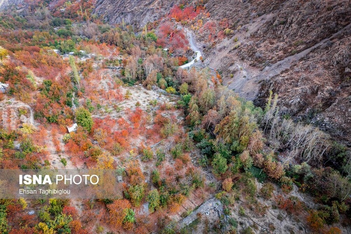پاییزِ هزاررنگ در روستای شیت - طارم