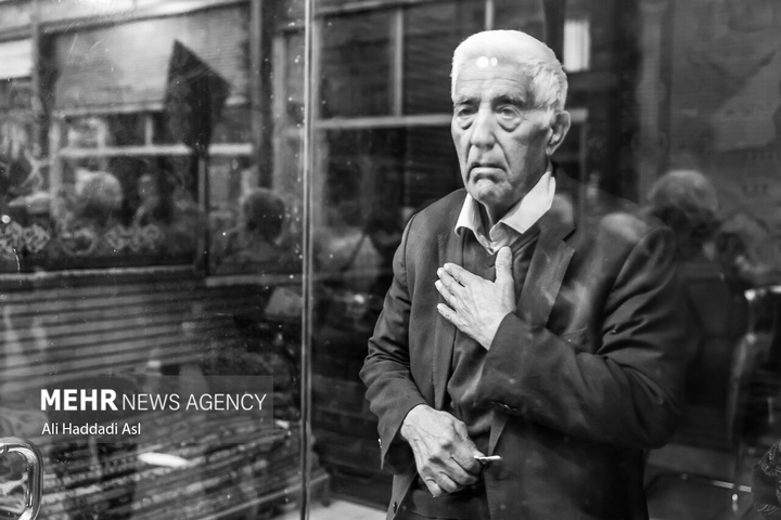 مراسم عزاداری فاطمیه در بازار تهران