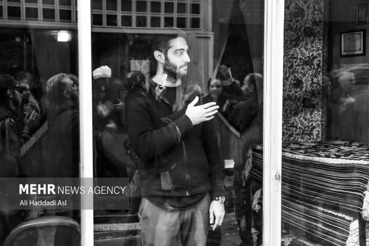 مراسم عزاداری فاطمیه در بازار تهران